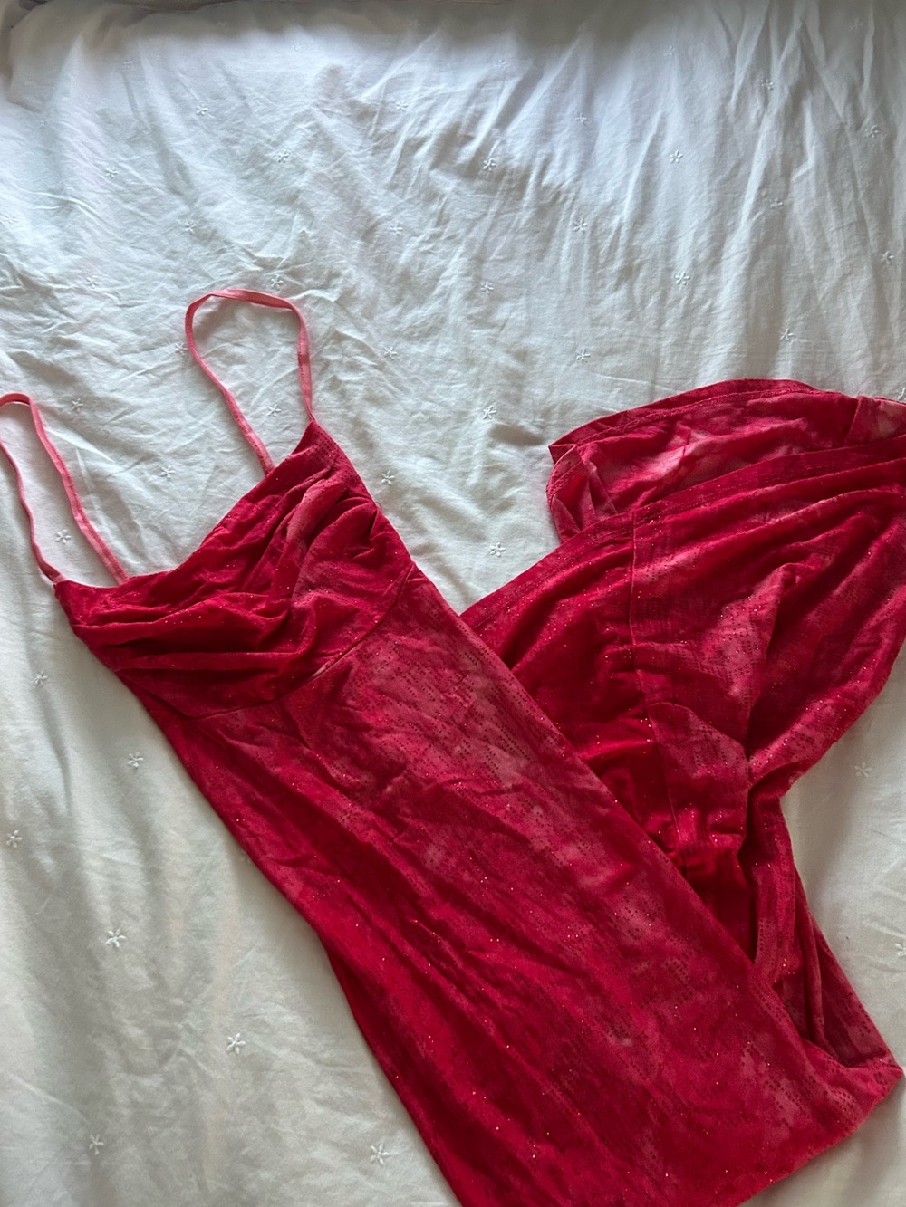Rampage Red Sparkle Dress